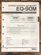 Yamaha EQ-90M Equalizer Service Manual *Original*