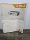 Sony TC-206SD Cassette Deck Service Manual Original Paperwork Vintage Repair 