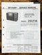 Sharp 25LT16S300 TV / Television Service Manual *Original*
