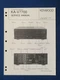 Kenwood KA-V7700 Amplifier Service Manual Factory Original The Real Thing