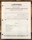 Mitsubishi DA-U111 DA-U161 Amplifier Service Manual *Original*