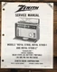 Zenith Royal D7000 D7000-1 D7000-2 Transoceanic Radio Service Manual *Original*