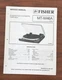 Fisher MT-M46A Record Player / Turntable Service Manual *Original*