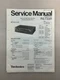 Technics RS-T33R Original Service Manual Free Shipping