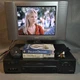 Mitsubishi HS-U530 VCR VHS Player/Recorder Heads Cleaned W Remote Cables Tapes 