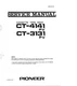 Service Manual Guide For Pioneer CT-4141, CT-3131