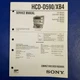 SONY HCD-D590 HCD-XB4 Service Manual Original Paper OEM Repair Guide - USA