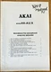 Akai HX-M50W PC Boards Schematic Diagram Only Service Manual