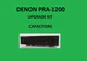 Stereo Preamplifier DENON PRA-1200 Repair KIT - all capacitors