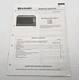 OEM Sharp Service Manual for Microwave Oven Models R-5A54 R-5A84 R-5A94 Vintage