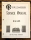 Kenwood KS-505 Stereo Service Manual *Original*
