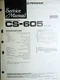 PIONEER CS-605 G E US Speaker System Service Manual Photocopy