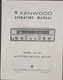 KENWOOD KW-30 Receiver Owners Manual Photocopy with Schematic