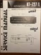 Kenwood KT-727 KT-727L Quartz Synthesizer Stereo Tuner Original Repair Manual