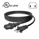2M 2-Prong Power Cord Cable Lead for Rotel RX-105 RSP-976 RSP-1066 DVD player