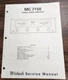 McIntosh MC7150 Power Amplifier Service Manual - Original