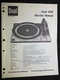 Dual 1226 Turntable Service Manual Record changer Photocopy