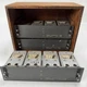 National HRO-50 Receiver Plug-In Coil Set A C D 80M 1.7&ndash;4.0 MHz Vintage Wood Box