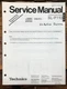 Technics SL-P110 CD Player Supp. Service Manual *Original*