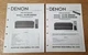DENON AVR-2600 (G) (+EU and Asian models) original service manual - AV receiver