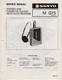 Sanyo M G75 Stereo Mini Cassette Player With Auto Reverse  Service Manual