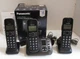 Panasonic Cordless Phone KX-TG3833 M Metallic Black 3 Handset Phone System