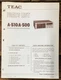 Teac A-510 A-500 Cassette Parts List Manual  *Original*