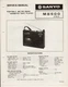 Sanyo M8500 Portable AM FM Radio Cassette Tape Player Service Manual
