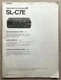 Sony SL-C7E Betamax VCR Manual 1979 Original Instruction Book DE FR EN