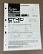Pioneer CT-10/CT-340 Service Manual D-1848