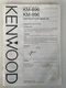 Original KENWOOD KM-896 / KM-996 Stereo Power Amplifier Manual 8 Pages Vtg 90s