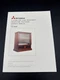 Vintage Original Mitsubishi Model VS-406R Projection TV Owners Manual 1980's