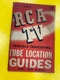 RCA TV Tube location guides Manual TV Radio Service Repair 1947-1955 vintage boo