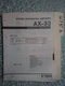 Yamaha ax-33 service manual original repair book stereo amp amplifier