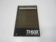 Texas Instruments TI-60X Guidebook (only)