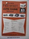 Sams Photofact Audo Radio Series  AR  83     September  1970