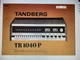 Tandberg Tr-1040p Bruksanvisning Manual Digital