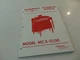 Baldwin Organ MCX-2100 Keyboard Service Repair Shop Technical Manual