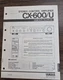 Yamaha CX-600/U Amplifier Service Manual - Original