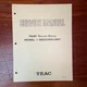 VINTAGE TEAC MODEL 1 MIXDOWN UNIT SERVICE MANUAL
