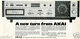 1972 Print Ad of Akai CR-80T 8-Track Cartridge AM/FM Radio Tuner