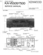 Service manual for Kenwood KA-V7500, KA-V5500