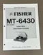 Fisher Mt-6430 Service Manual D-1805