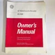 GE Video Cassette Recorder VG-7500 Owner's Manual Operating Instructions *OE*