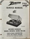Zenith RC-30 Record Changers MC9040 USING 169-576 Original Service Repair Manual