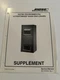 Original Bose Service Manual 502 BE Environmental Acoustimass Bass Enclosure Sup