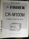 FISHER CR-M100M Cassette Deck Service Manual Original