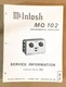 McIntosh MQ102 MQ-102 Environmental Equalizer Service Manual *Original*