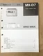 Nikko MX-D7 Cassette Service Manual *Original*