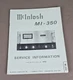 McIntosh MI-350 Service Information D-4088